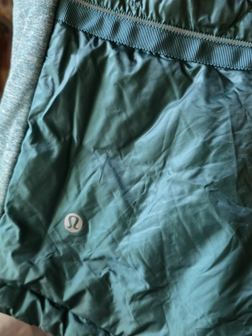 Lululemon Down For A Run Vest Forage Teal